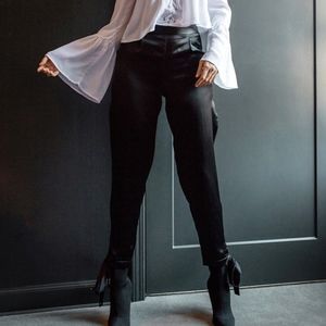 Satin Open Side Pants